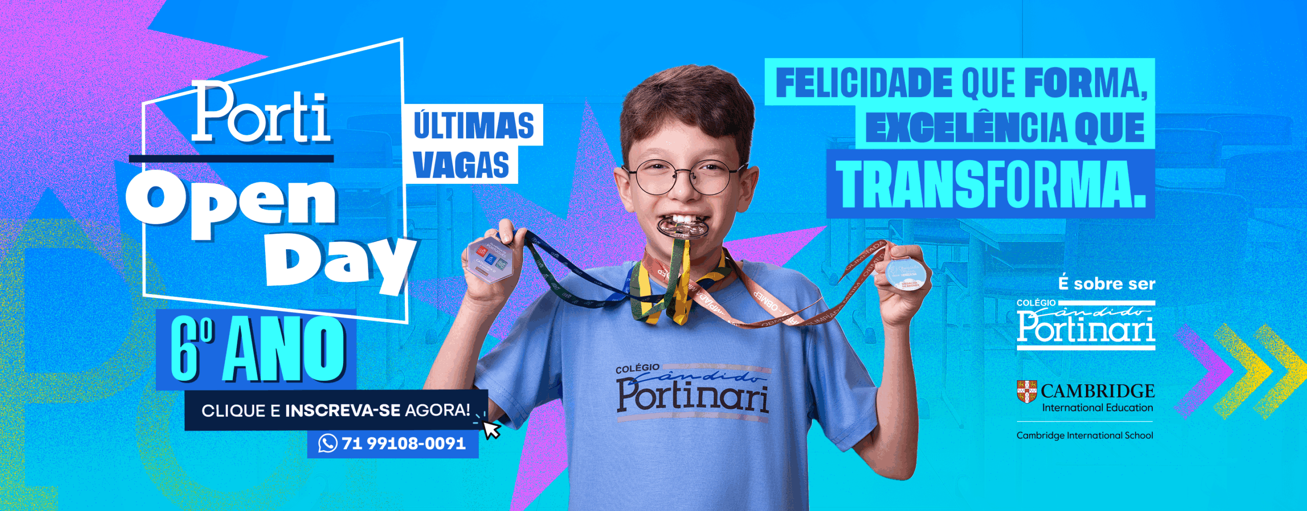 Porti Open Day 6º Ano - Últimas Vagas